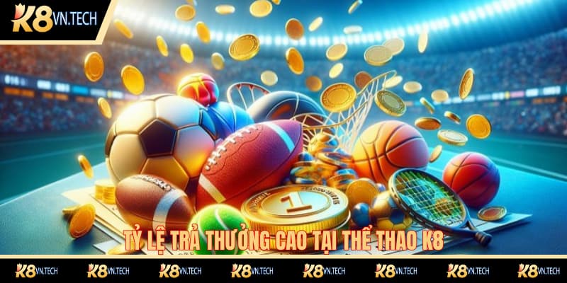 Sảnh K8 Sports áp dụng mức trả thưởng cực kỳ hậu hĩnh cho hội viên