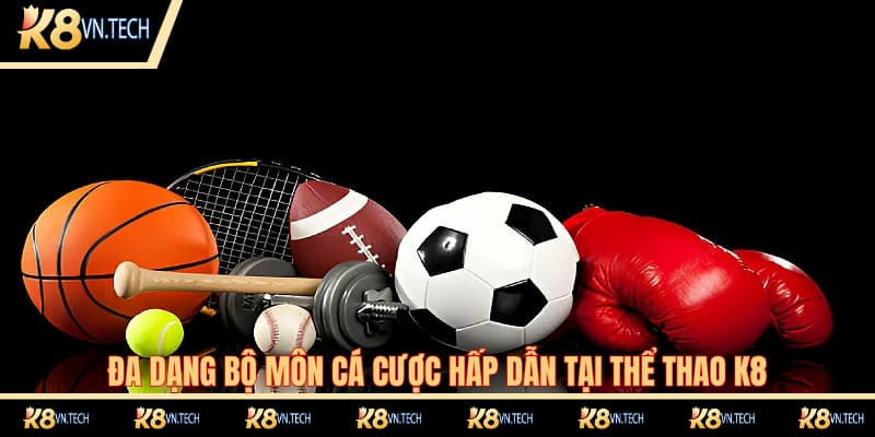 Các bộ môn thể thao cá cược đặc sắc có số lượng nhiều lựa chọn nhiều nhất tại K8